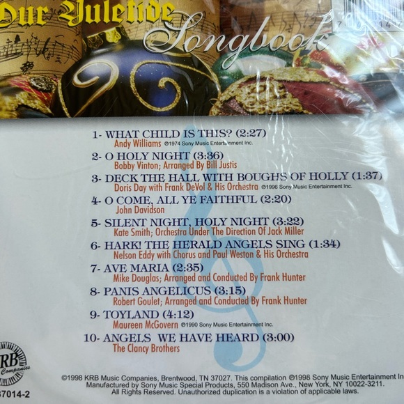 Our Yuletide Songbook CD Sealed - Picture 3 of 3
